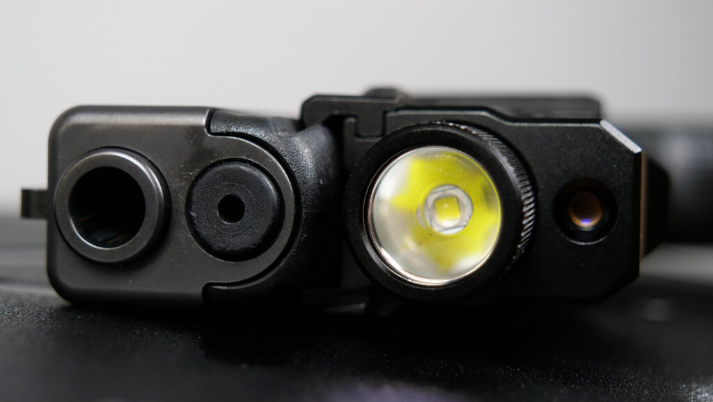 Tactical light with MARKSMAN Gen2 PowerTac® laser