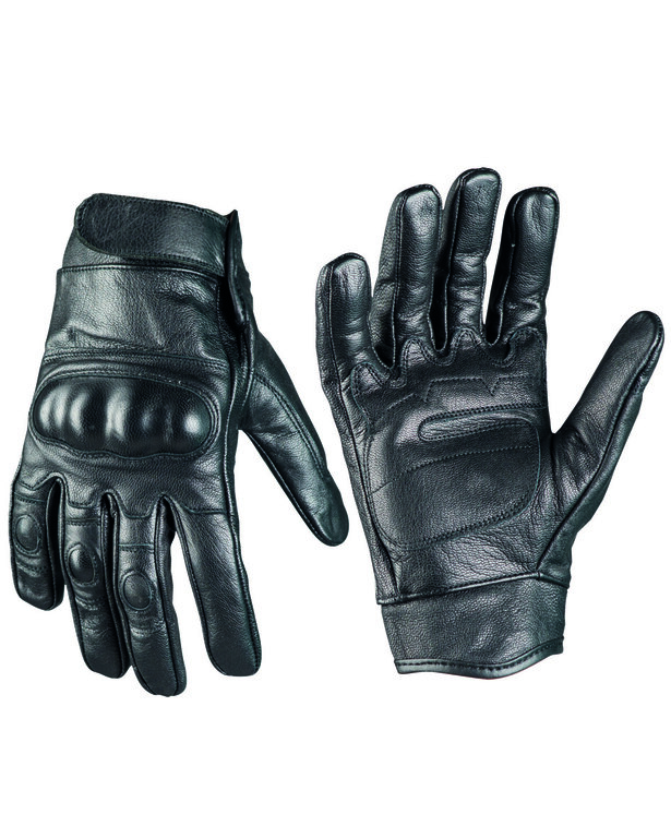 TACTICAL Mil-Tec® leather gloves with protection 